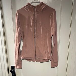 Pink Full-Zip Hoodie Love Tree Large